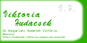 viktoria hudacsek business card