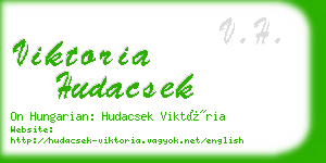 viktoria hudacsek business card